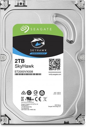 Seagate SkyHawk ST2000VX008 disco rigido interno 3.5" 2 TB Serial ATA III