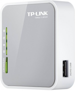 TP-LINK TL-MR3020, Router 3G/4G Portatile Wireless N 150Mbps