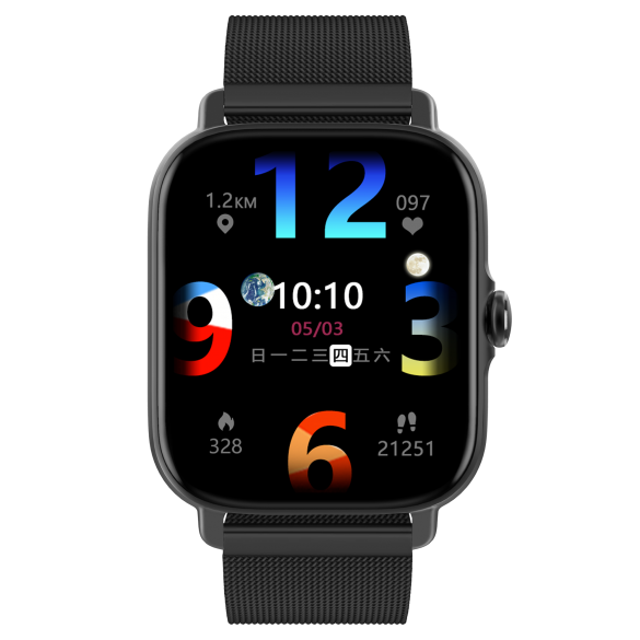 Smartwatch Chiamate e Risposta Bluetooth, Orologio Fitness Uomo Donna  1,36'' HD Smart Watch Sportivo Activity Fitness Tracker, Sonno